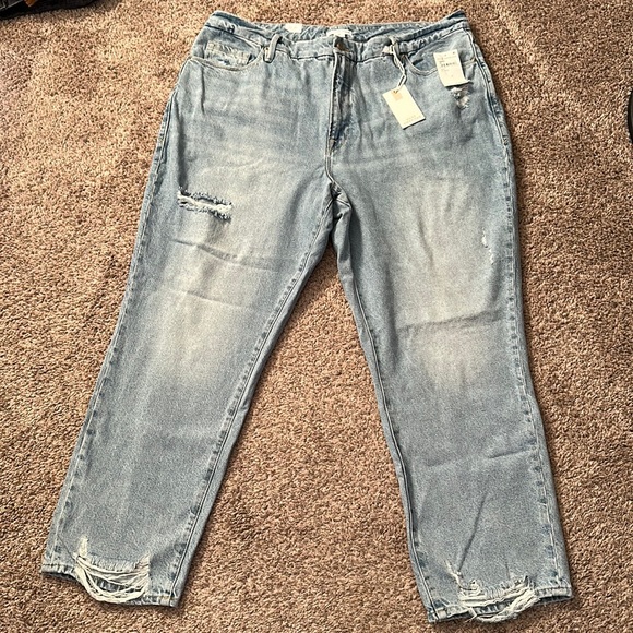 Good American Denim - Good American Good Boy Jeans size 16 NWT